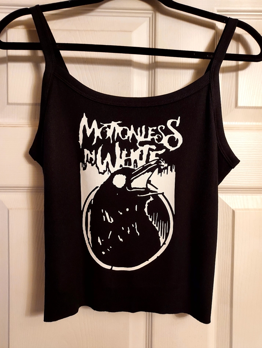 Motionless in white cropped tank motionless in white shirt crop top miw tank top
